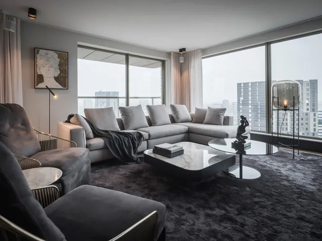 Opbouwaramatuur rond zwart/zwart 10W XIC 2700K Triac dimbaar 250mA IP65