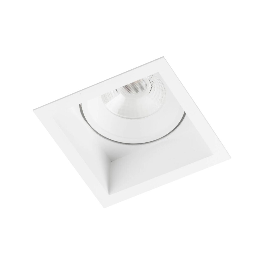 inbouwspot vierkant wit LED 10w 2700k CRI95+ 180mA incl. dimbare driver