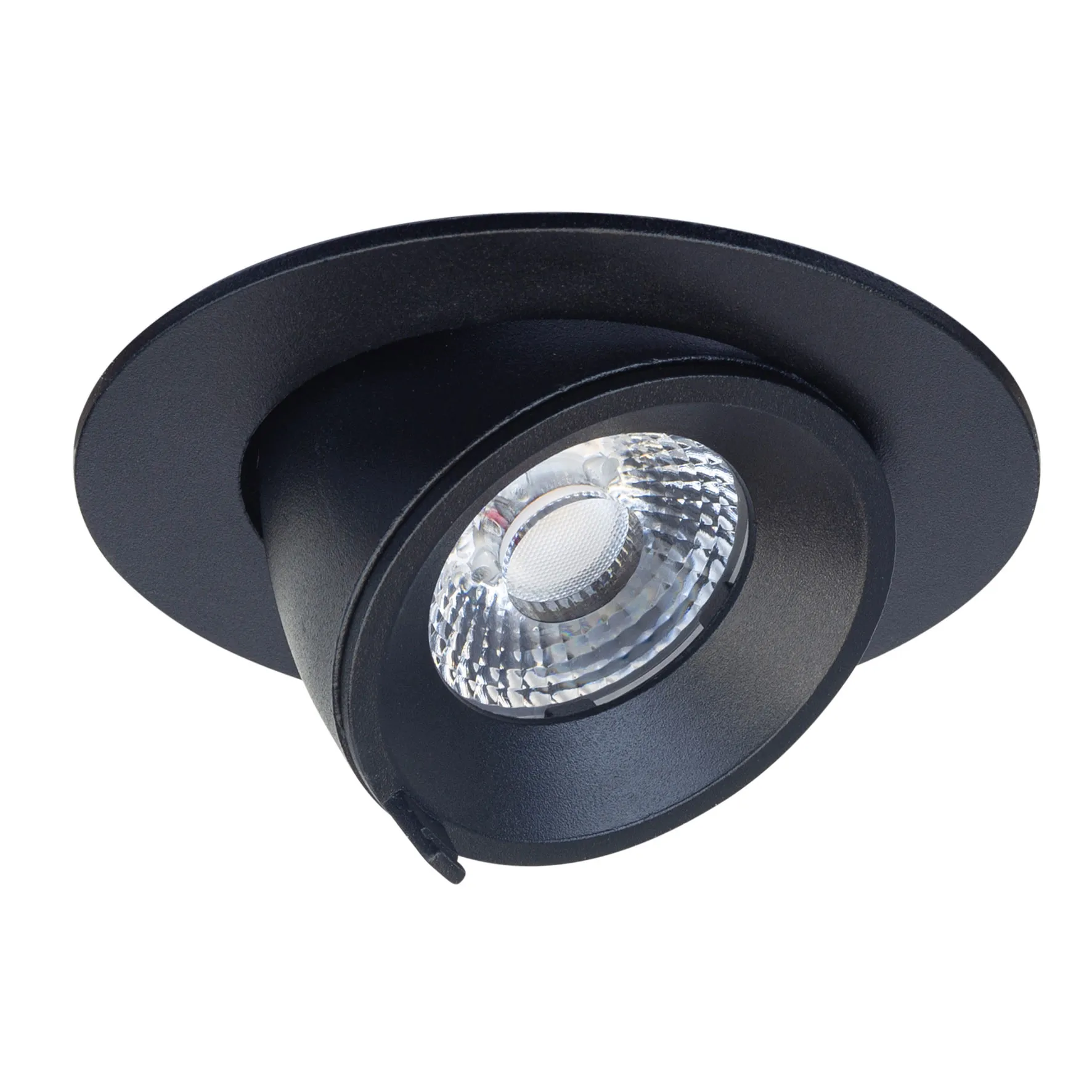 inbouw banaanspot rond zwart LED 6,5W 2700K CRI95+ 180mA incl. dimbare driver