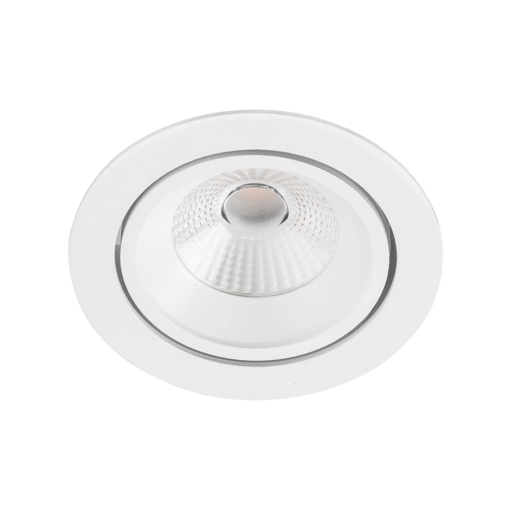 inbouwspot rond wit LED 6,5w 2700k CRI95+ 180mA incl. dimbare driver