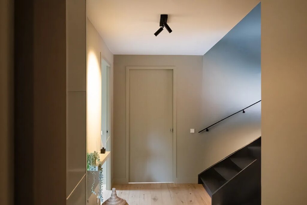 Opbouwspot koker 2x 10w 2700K CRI95+ 250mA recht zwart - Triac dimbaar