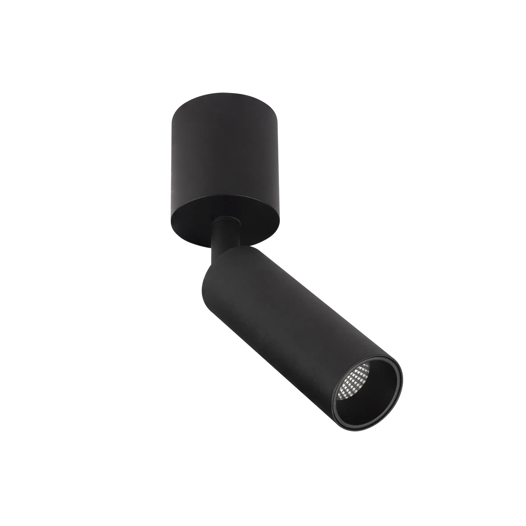 Opbouwspot zwart 10w XIC 2700K CRI95+ 250mA Mains dimmable