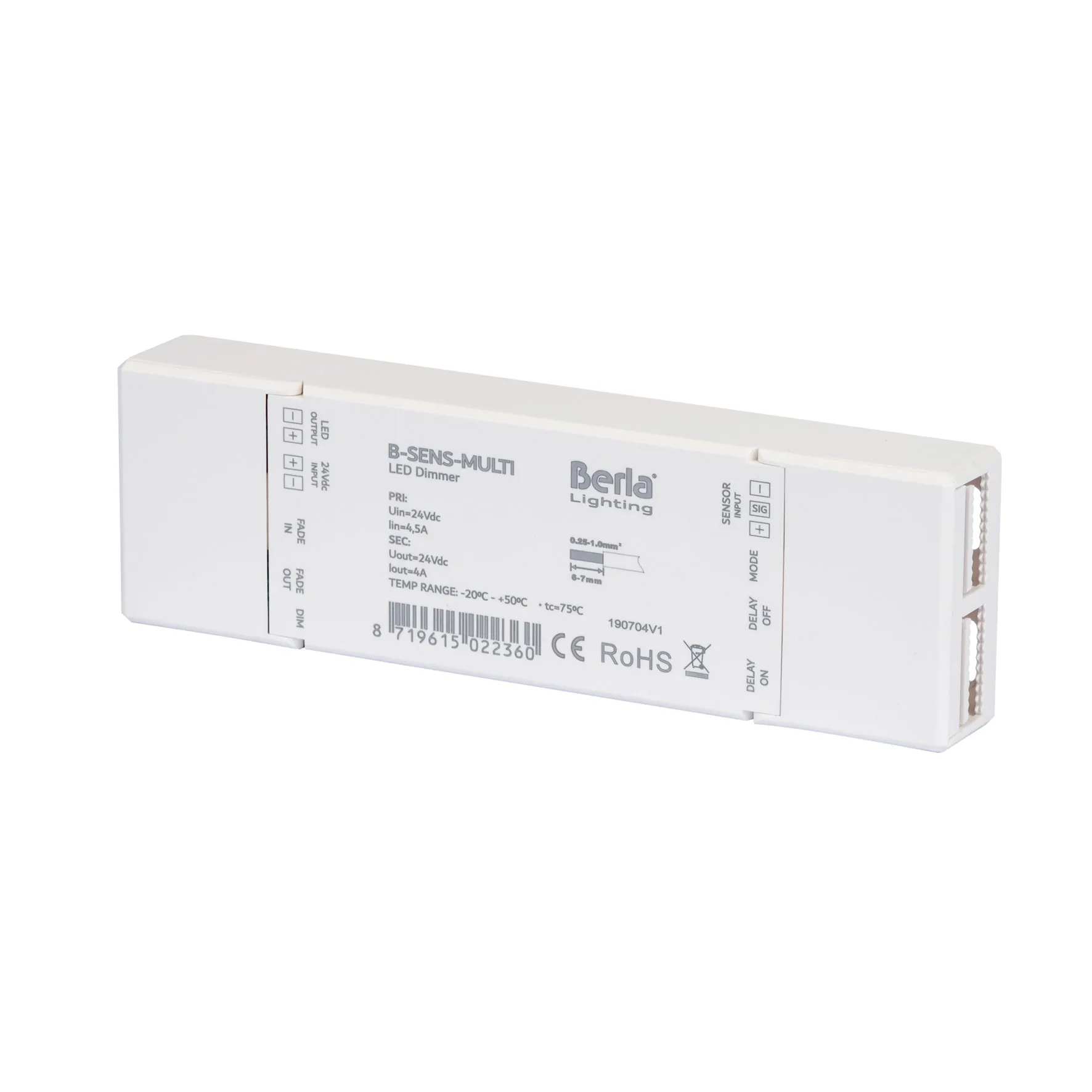 Multifunctionele instelbare sensorschakelaar 24V/4A