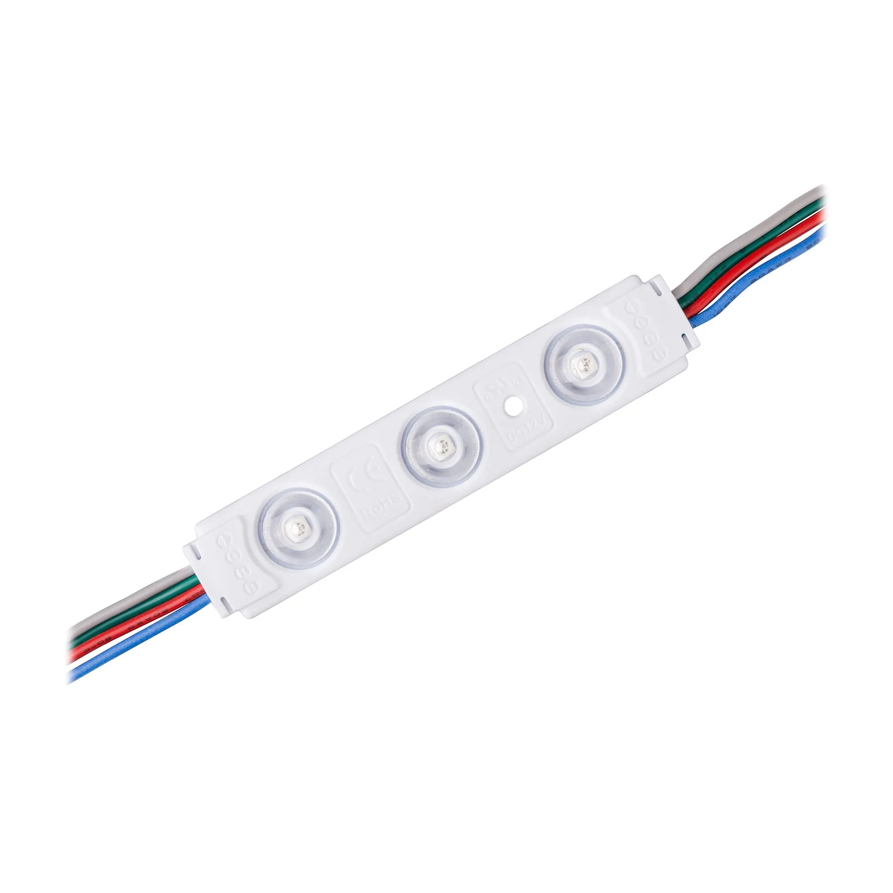 Ketting van 20x module á 0.65W 12V IP65 RGB