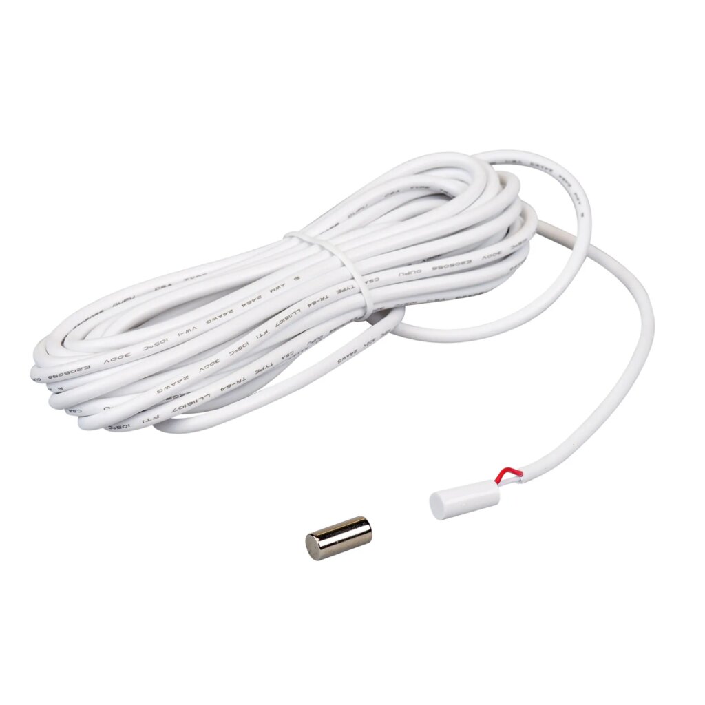 Recessed magneetcontact L 14mm x diam 6.35mm 5m kabel