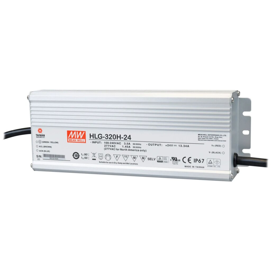 Ledtrafo 320W 24Vdc