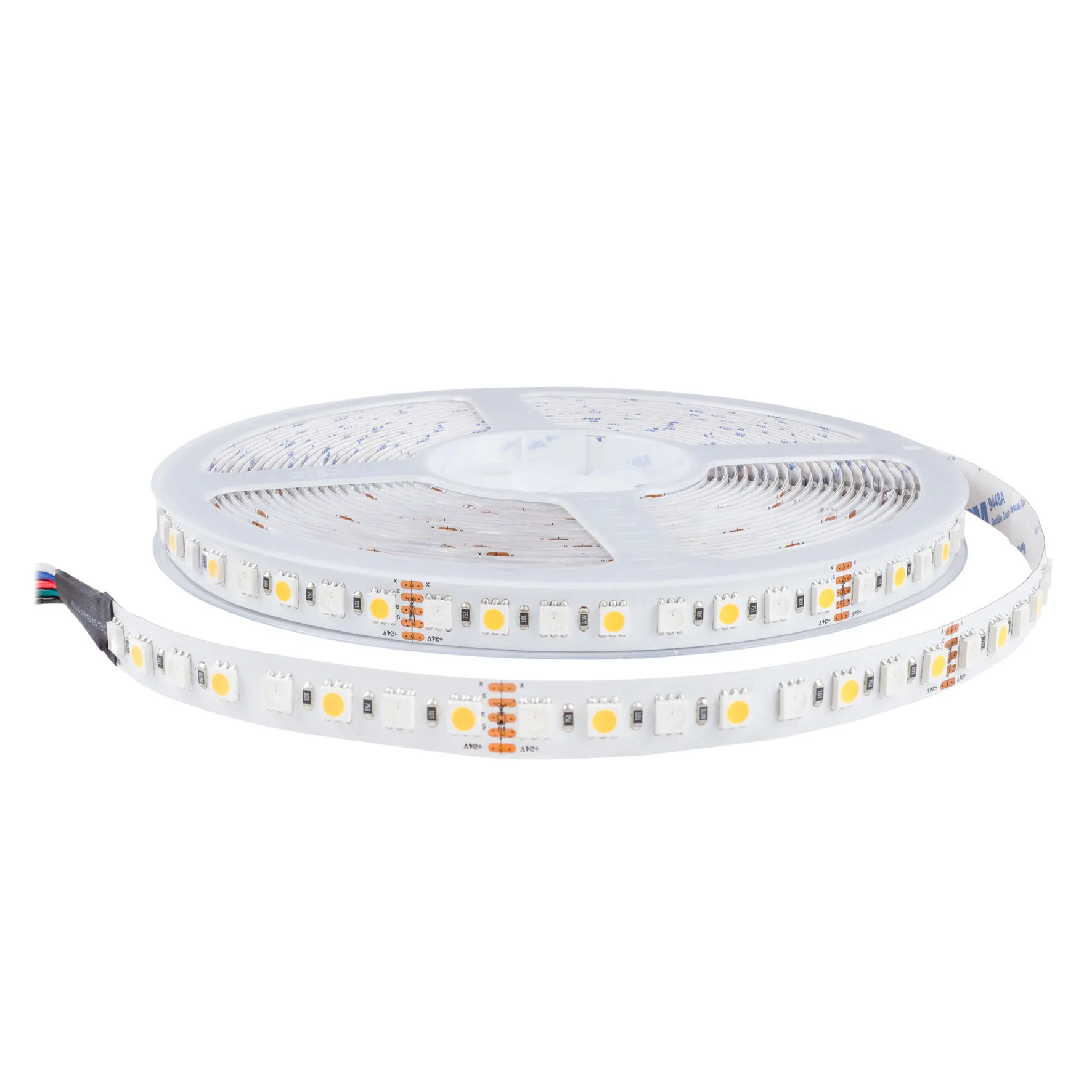 Ledstrip 23,04w-24v-96l/m-RGBW 2700k-IP20 CRI90+ 10m roll
