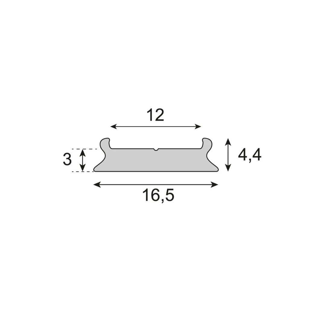 Plat Aluminium profiel