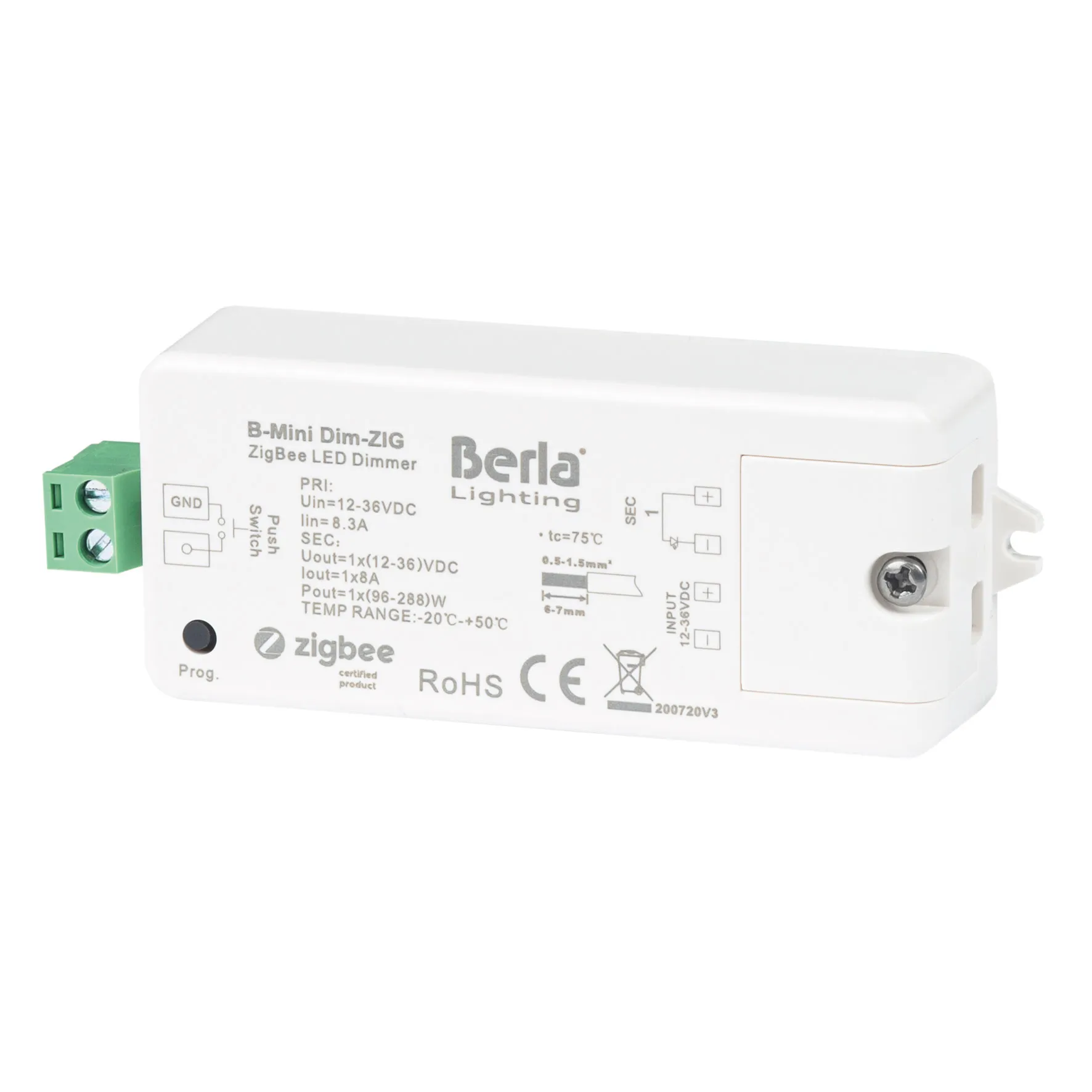 Zigbee receiver 1* 8a 24v Hue compatible.
