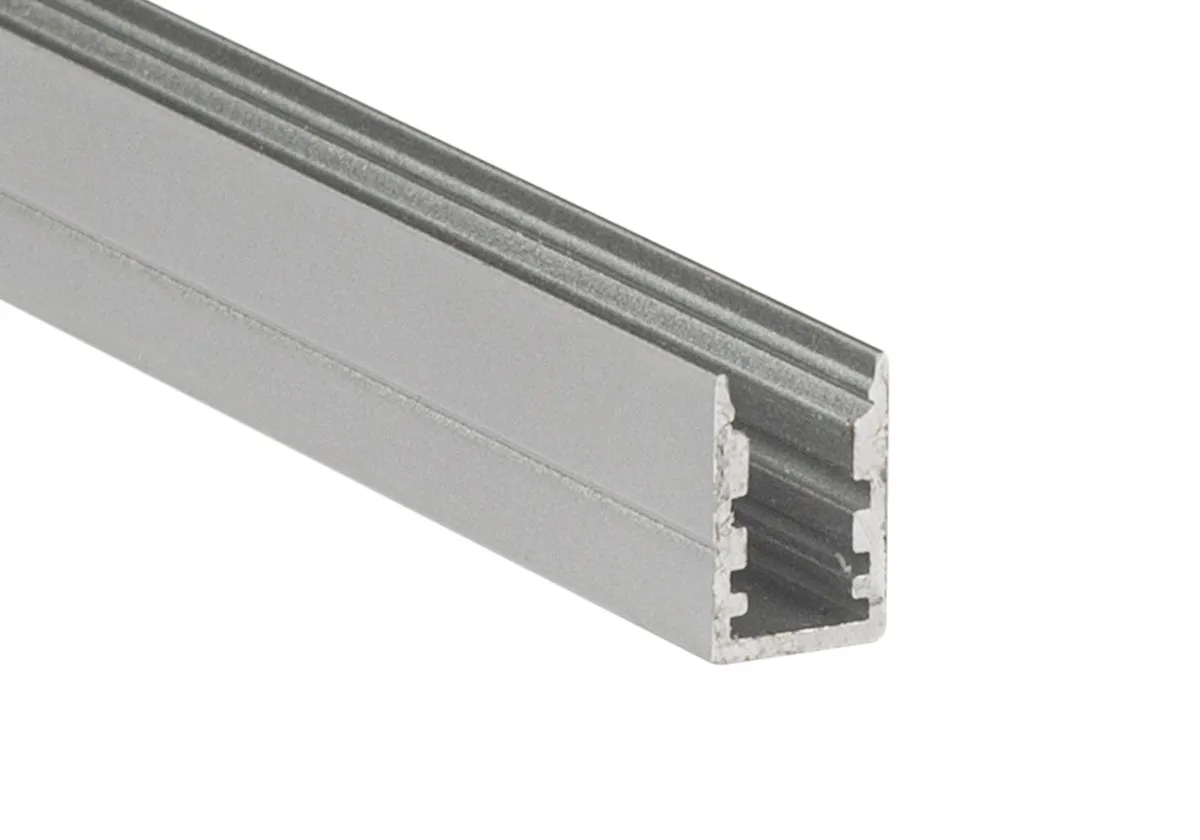 Aluminium u-profiel laag 15mm x 10mm x 15mm