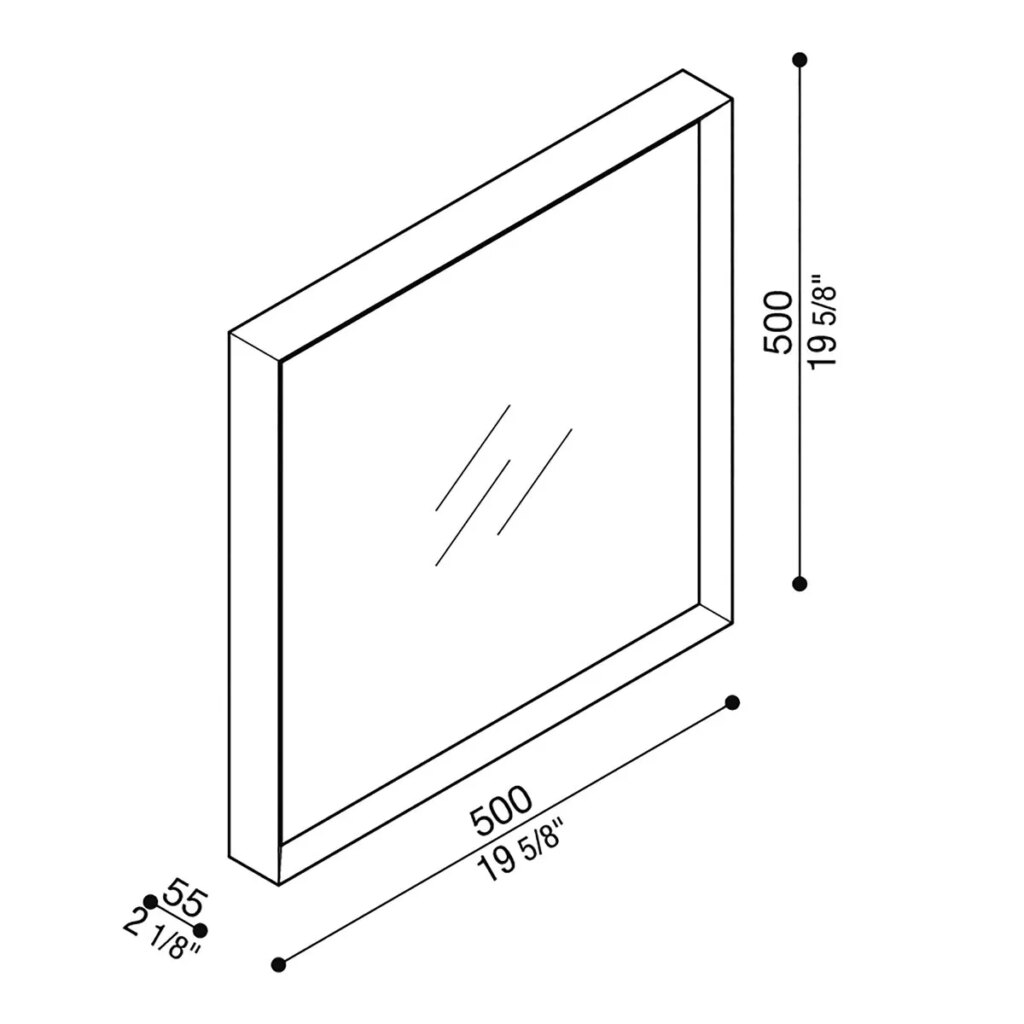 Opbouwarmatuur wit 2700K 39W 3247LM niet dimbaar