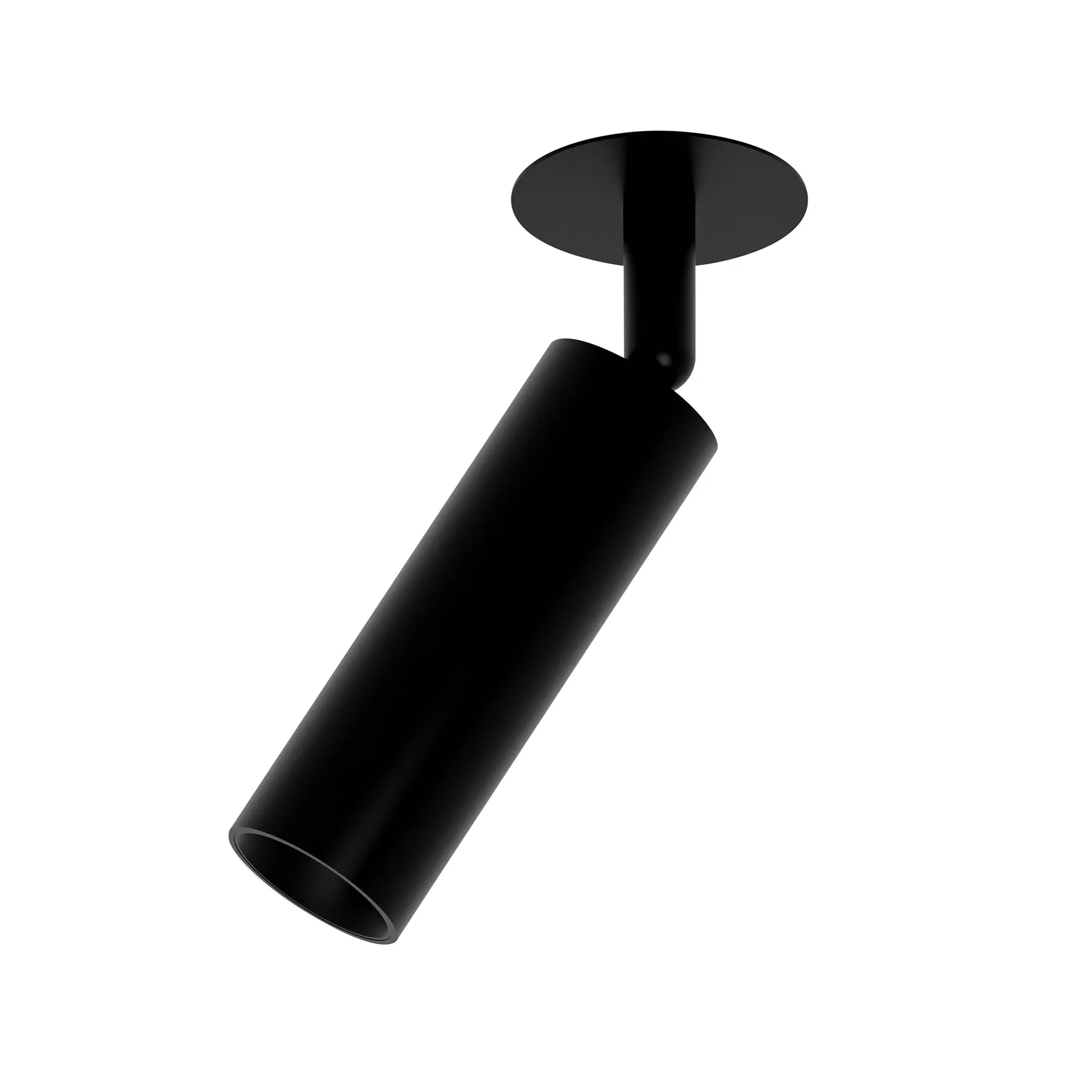 Inbouwspot zwart 10w XIC 2700K CRI95+ 250mA mains dimmable