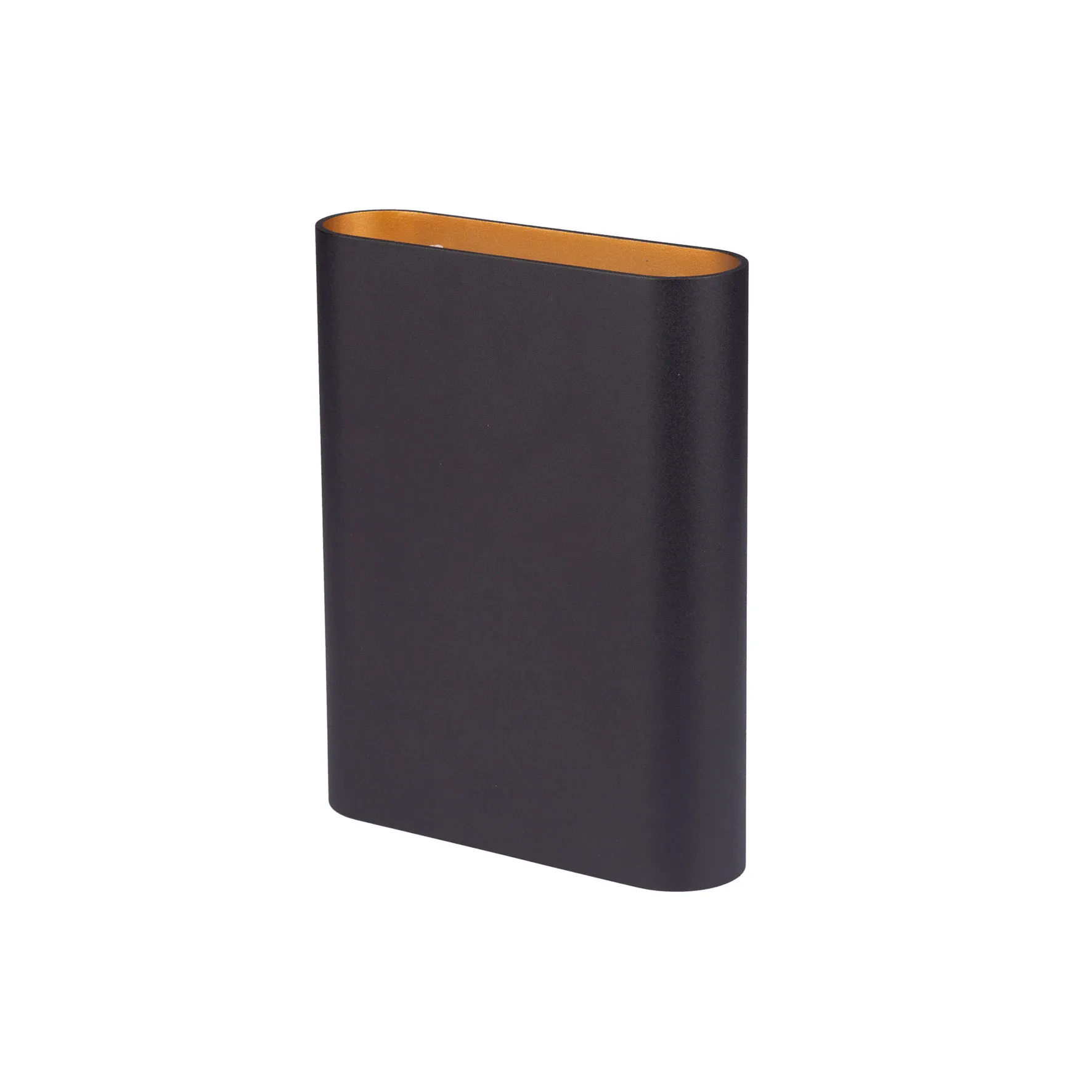 Wandlamp zwart/goud 12W RA90+ 2700K 350mA IP20 fase-afsnij dimbaar