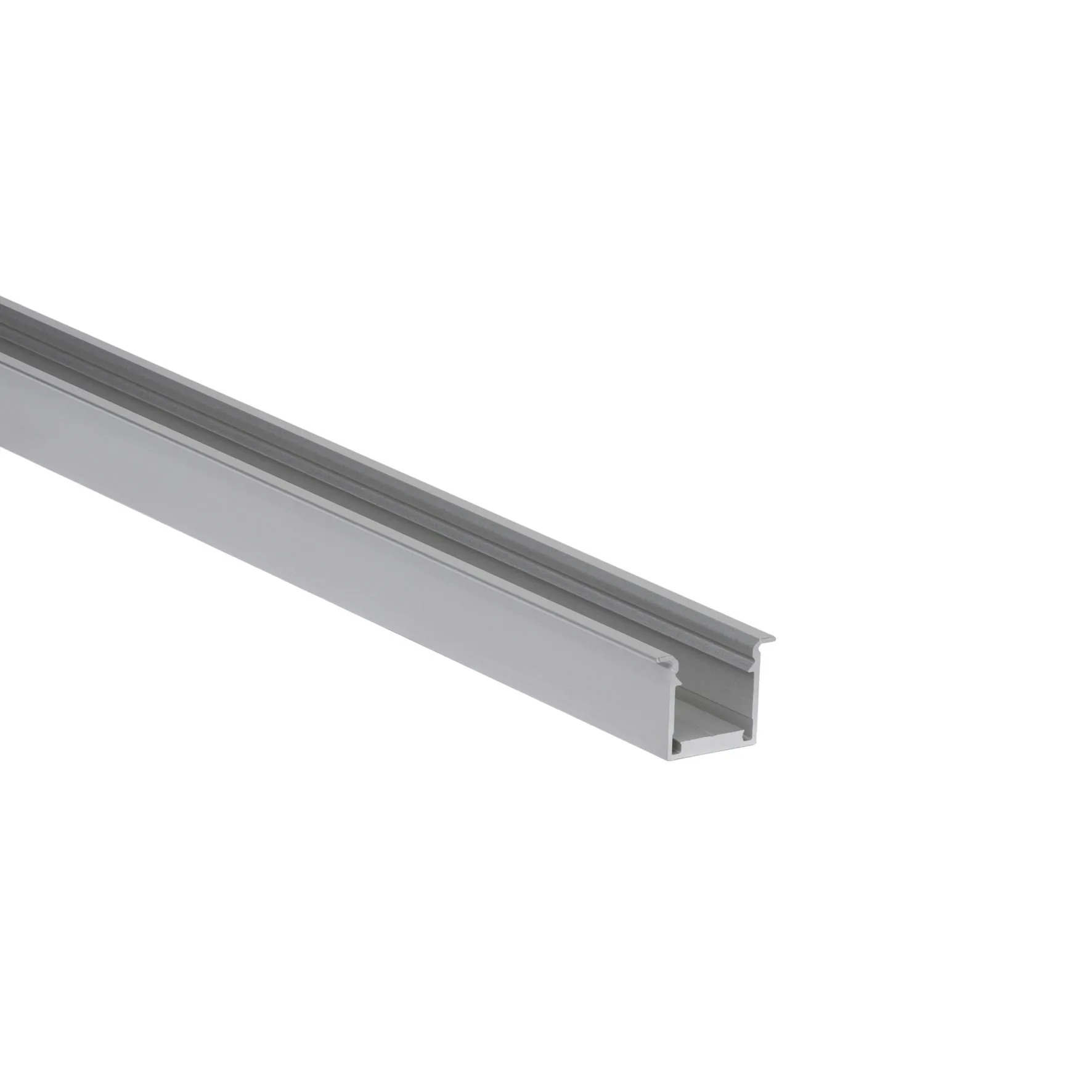 Aluminium u-profiel recessed hoog 18mm x 24mm x 18mm