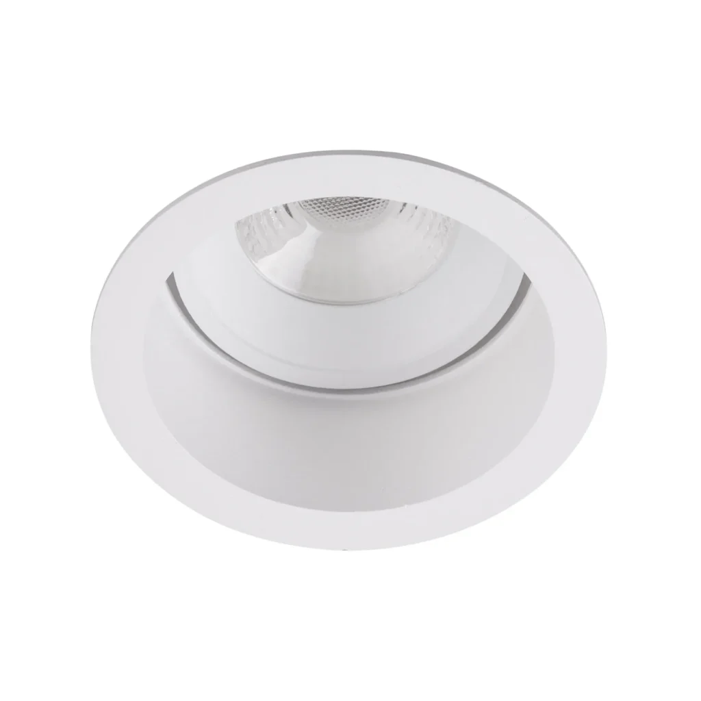 inbouwspot rond verdiept wit LED 6,5w 2700k CRI95+ 180mA incl. dimbare driver