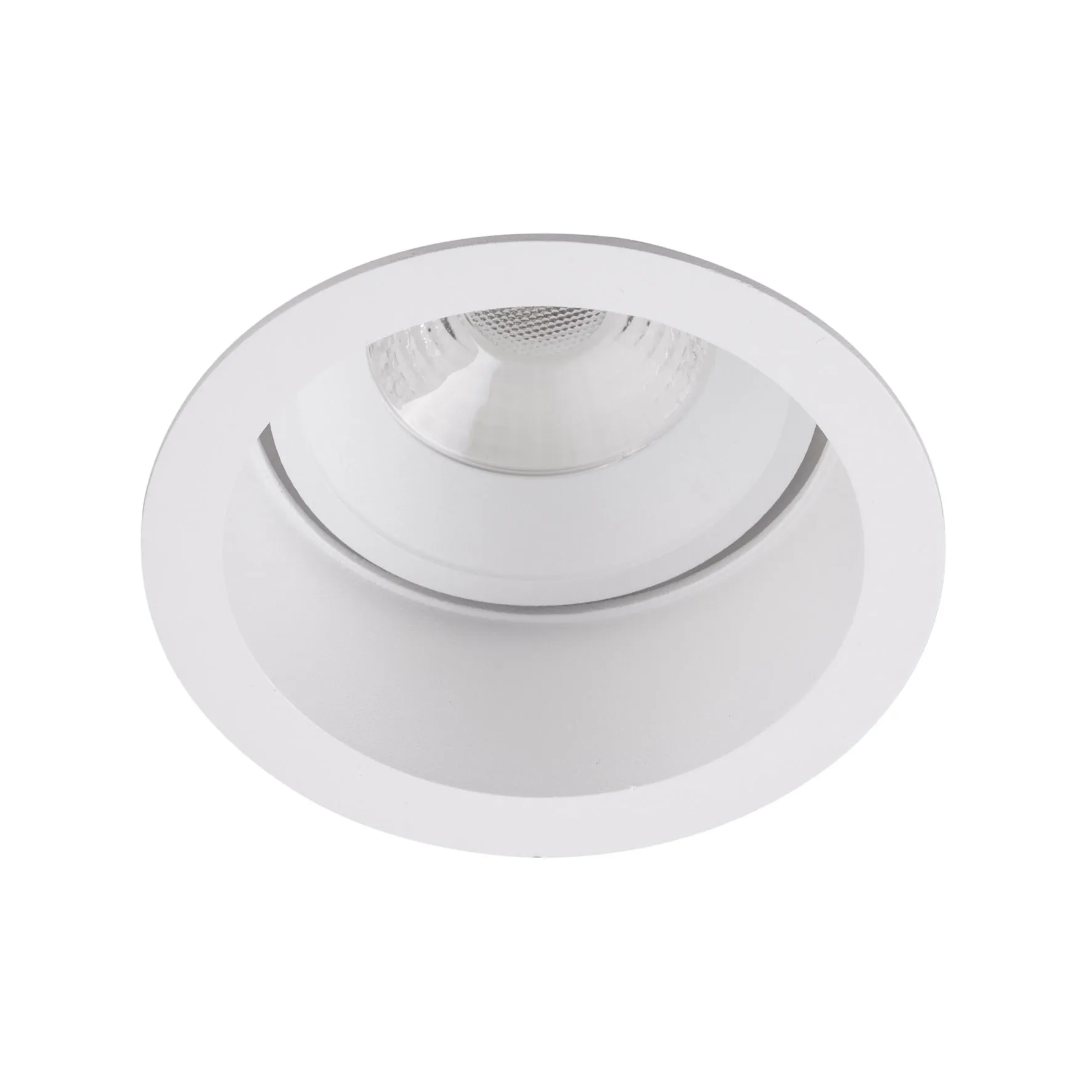 inbouwspot rond verdiept wit LED 6,5w 2700k CRI95+ 180mA incl. dimbare driver