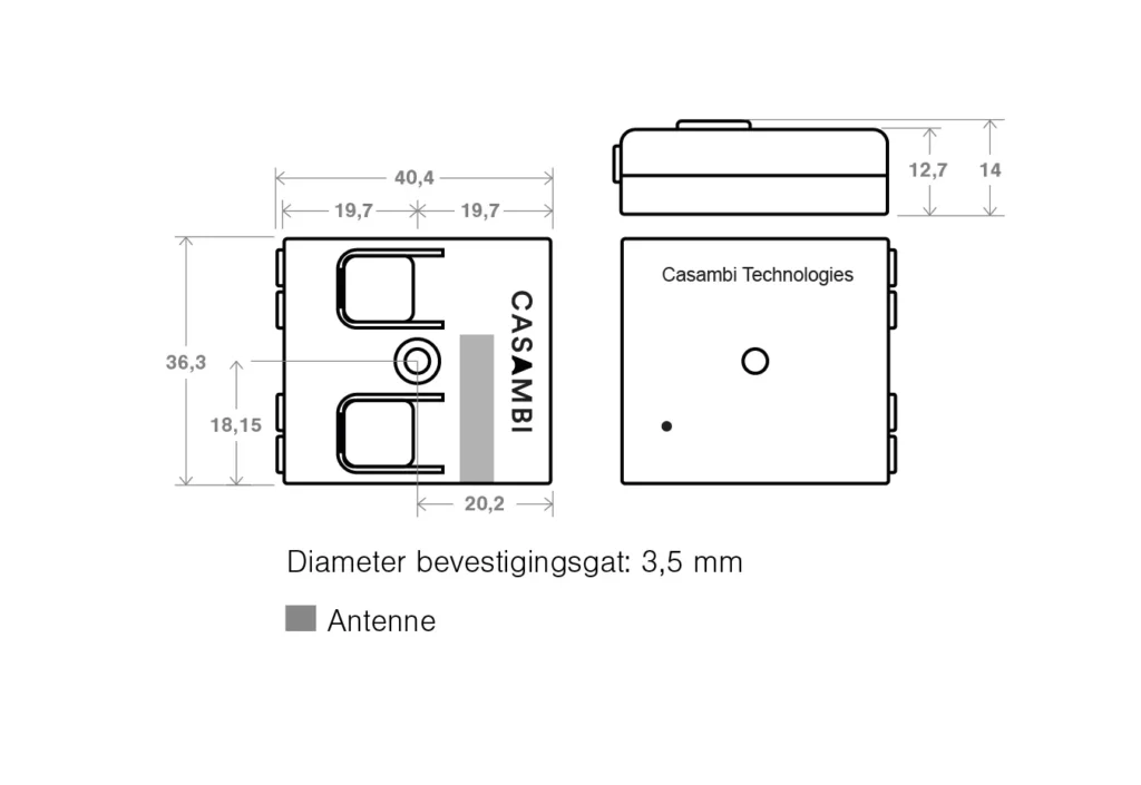 Casambi trailing-edge dim unit 100W max. Long Range