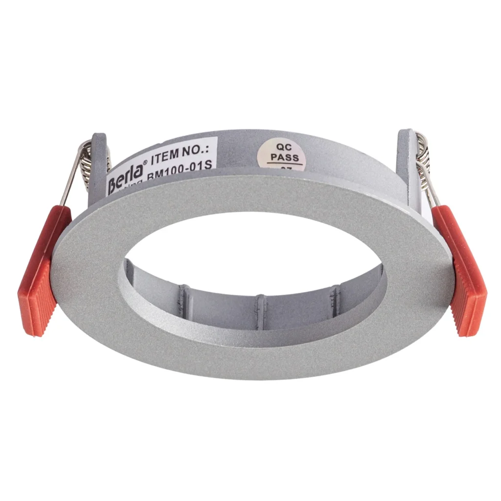 Cover zilver metallic rond vast voor BM100