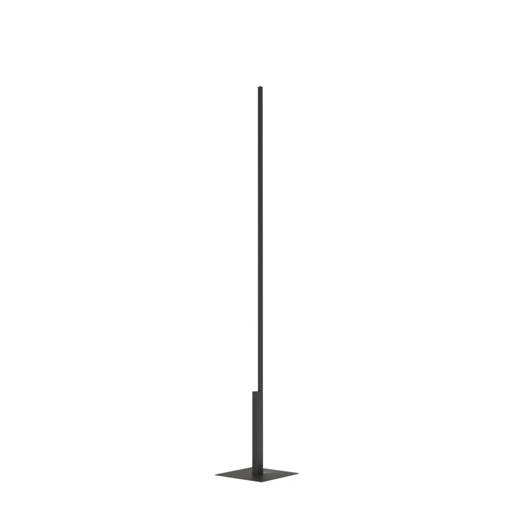 Staande vloerlamp 200cm ZWART COAT / VOET ZWART COAT 2700K CRI97+ 36W gesture control