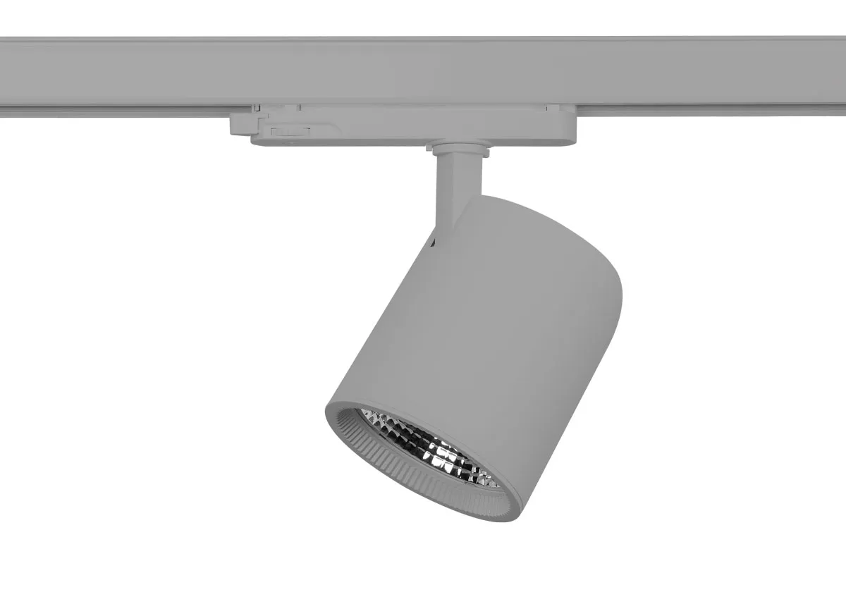 3-fase railspot 1650Lm/930 11W 30 graden grijs