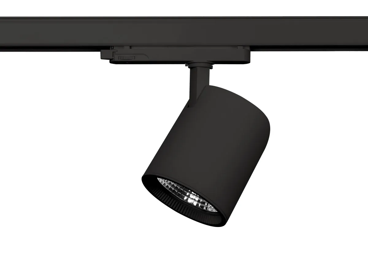 3-fase railspot 1650Lm/927 11W 40 graden zwart