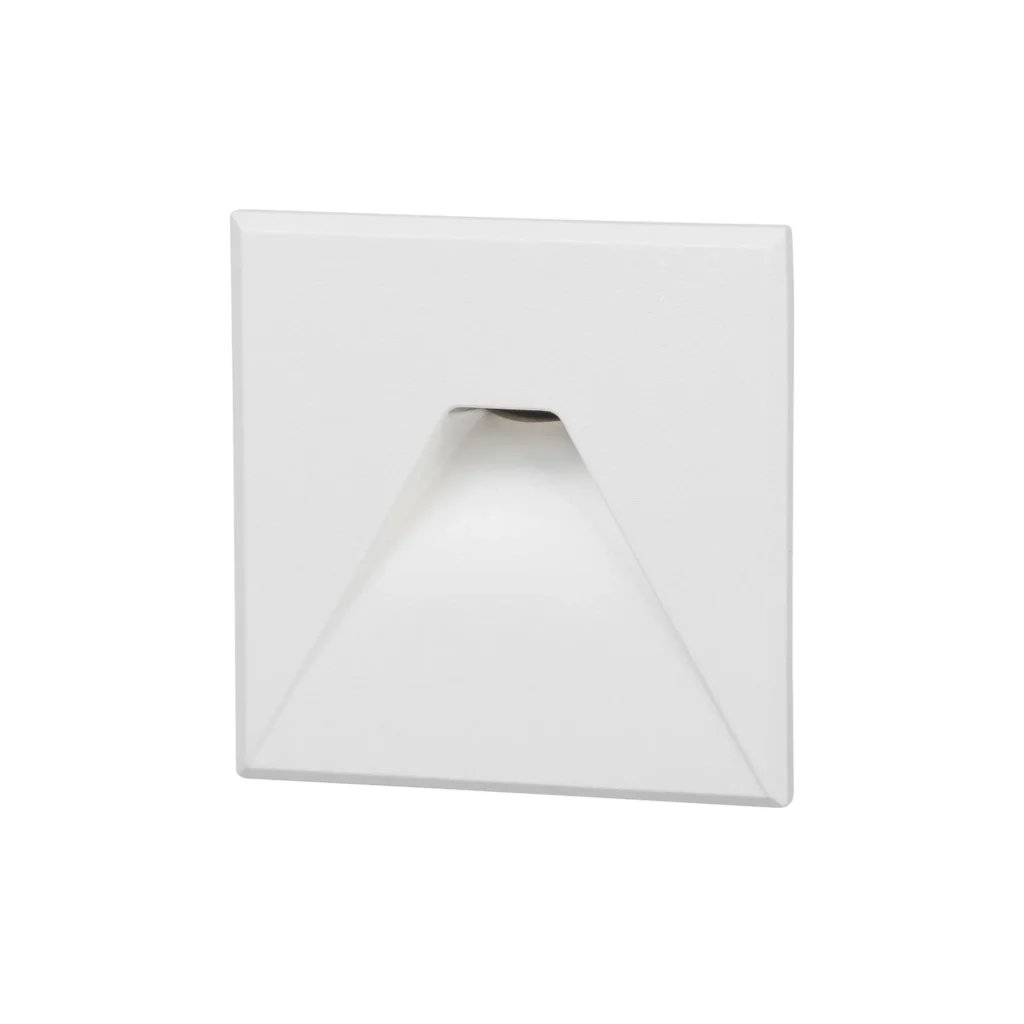 cover vierkant wit met design gat tbv BW0010 led module