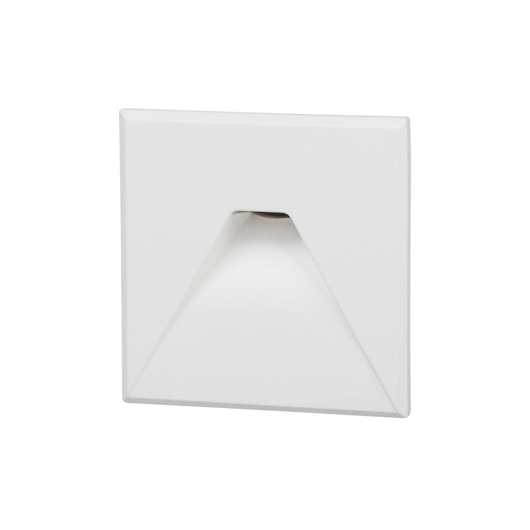 cover vierkant wit met design gat tbv BW0010 led module